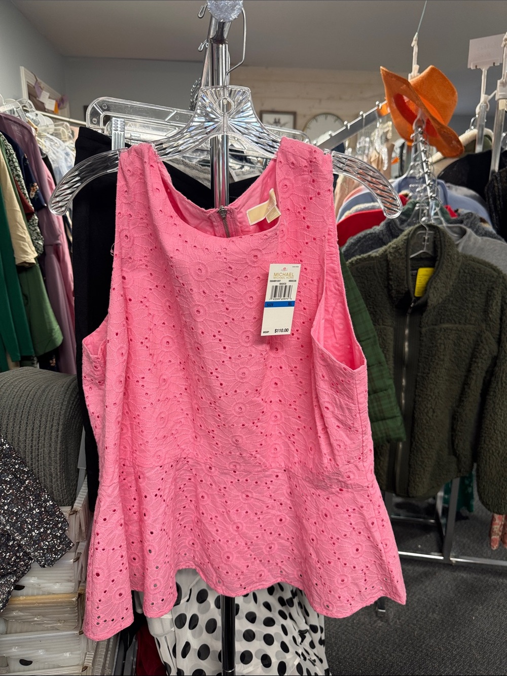 Michael kors eyelet tank xl // 091751